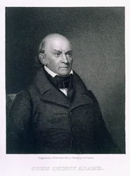 John Quincy Adams, graverad av John Wesley Paradise (1809-62)